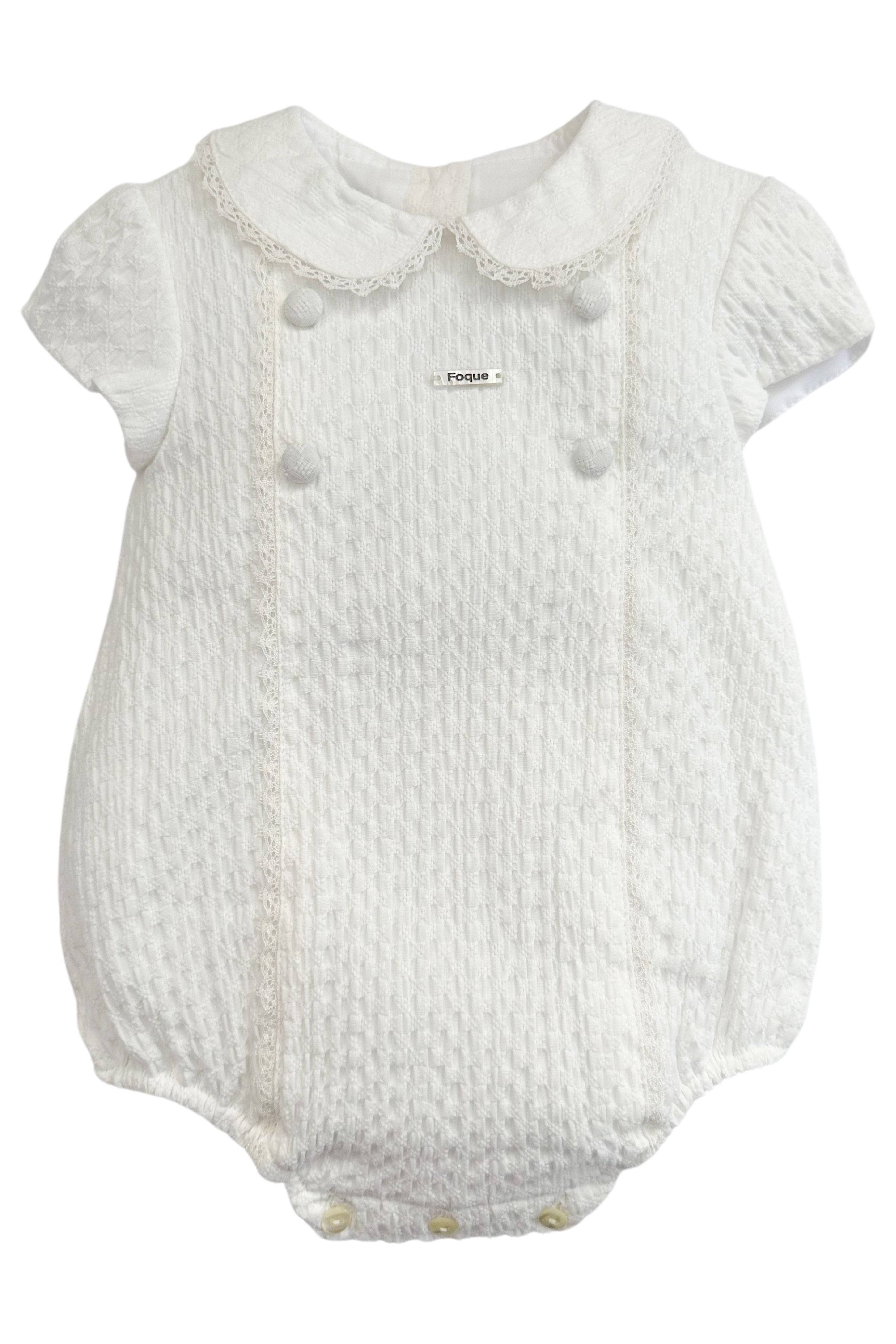 Lux Ivory Cotton Romper for Women - Soft & Comfortable Summer Jumpsuit - Perfect for Beach, Vacation & Casual Outings