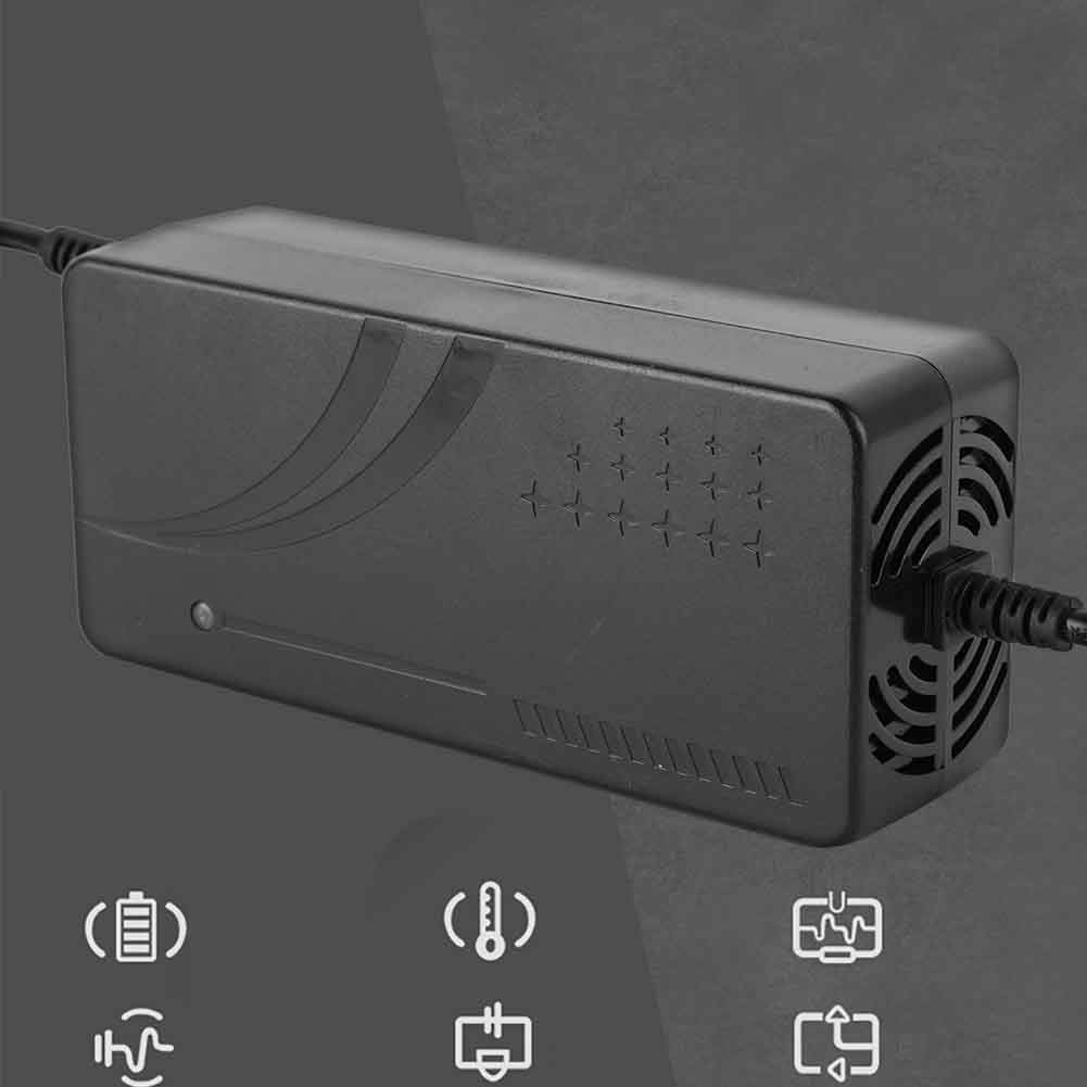 EVTSCAN 48V Lithium Battery Charger for Electric Bike - 180V-220V Input with CN Plug & DC Head - Fast Charging for E-Bike, Scooter, and Mobility Devices - Perfect for Commuting, Outdoor Adventures, and Daily Use