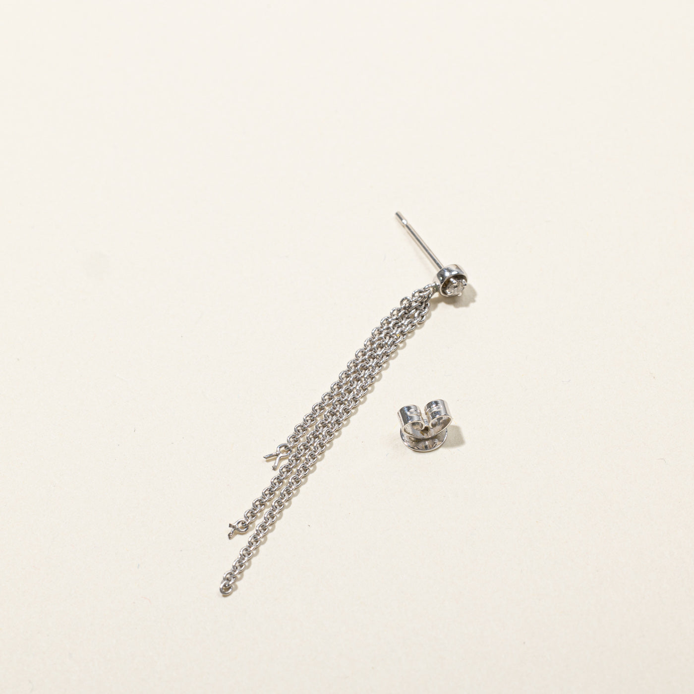 0.04ctw Diamond Dangle Earrings for Women - Elegant Sterling Silver Drop Earrings for Party, Wedding & Evening Wear