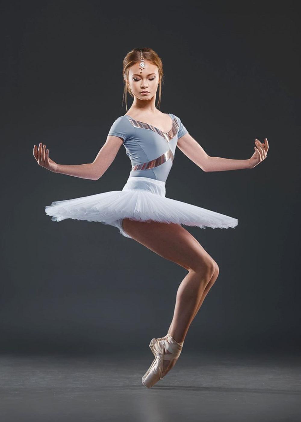 Nikolay 7-Layer Ballet Rehearsal Tutu Skirt for Girls - Professional Dance Practice, Ballet Class, Performance Costume & Photo Shoot Accessory