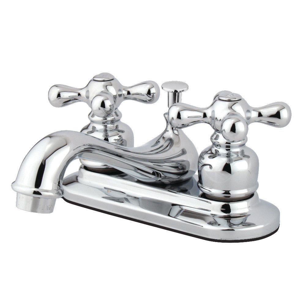 Kingston Brass KB608AX Restoration 4-Inch Centerset Bathroom Faucet - Chrome Finish for Vanity Sinks - Perfect for Bathroom Remodeling and Home Upgrades