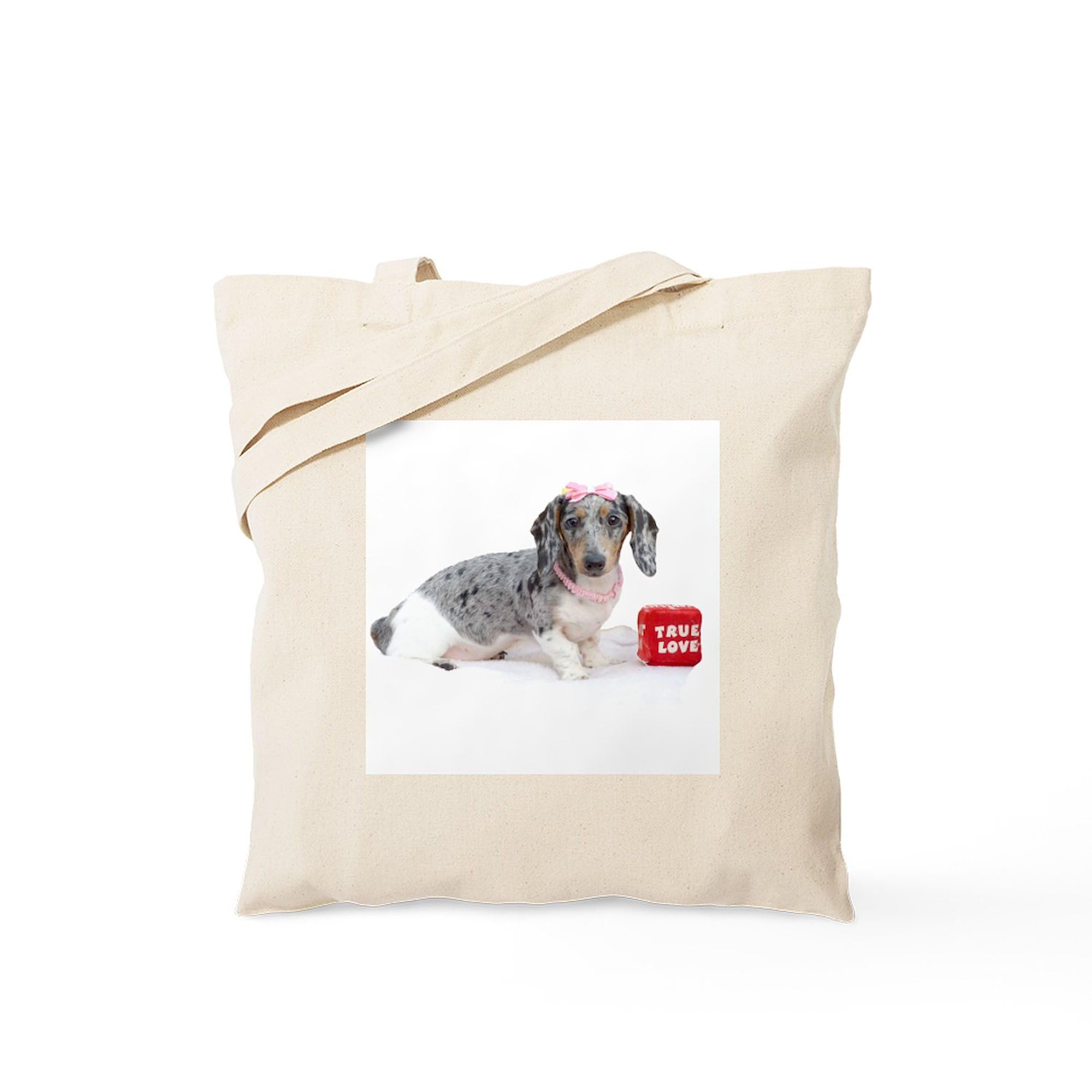 True Love Natural Canvas Tote Bag - Eco-Friendly Reusable Shopping Bag for Groceries, Beach & Daily Use | CafePress
