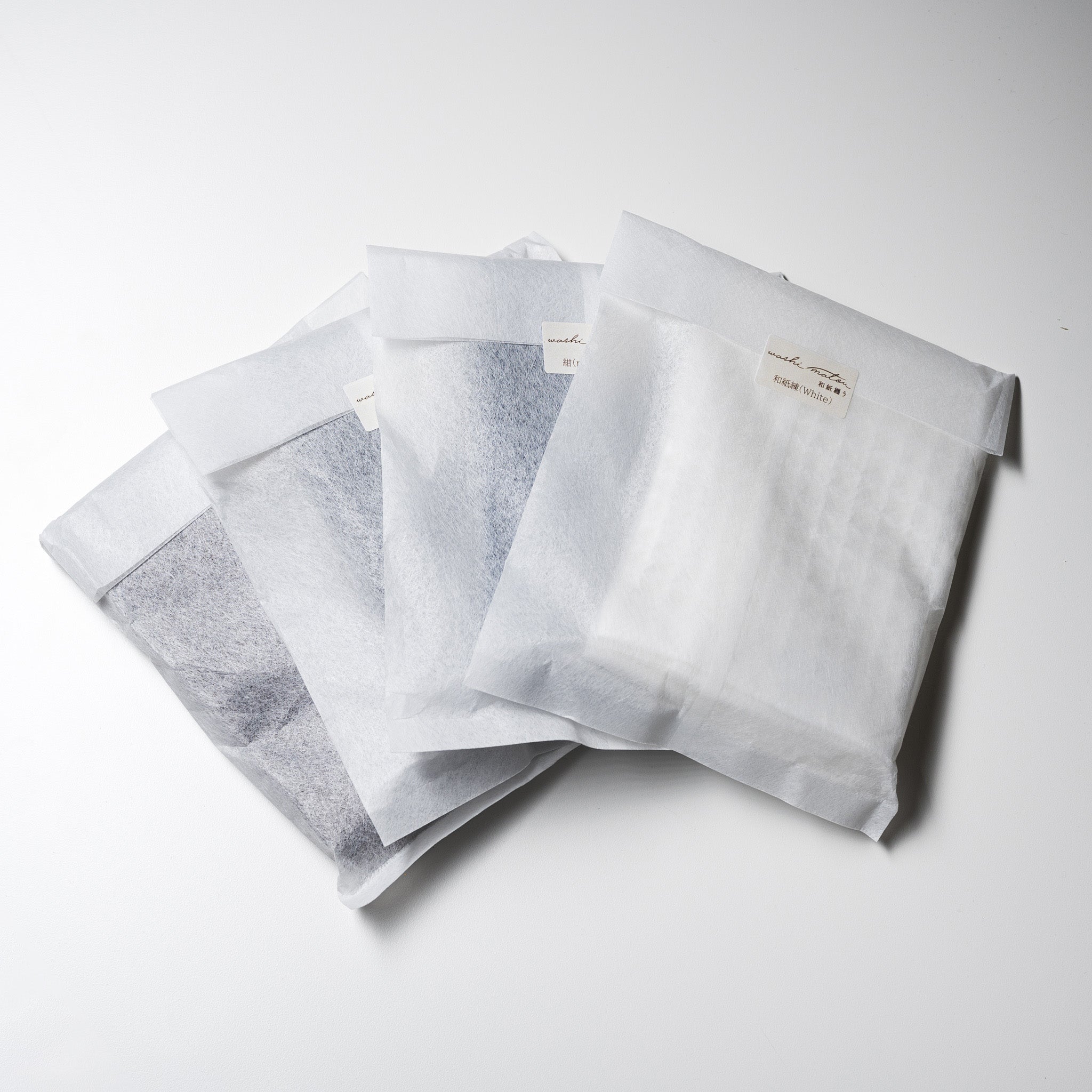 Premium Japanese Washi Facecloth Towel Set - 4 Soft & Absorbent Colors | Handmade in Fukuroya, Japan | Gentle Exfoliation & Skincare for Daily Use
