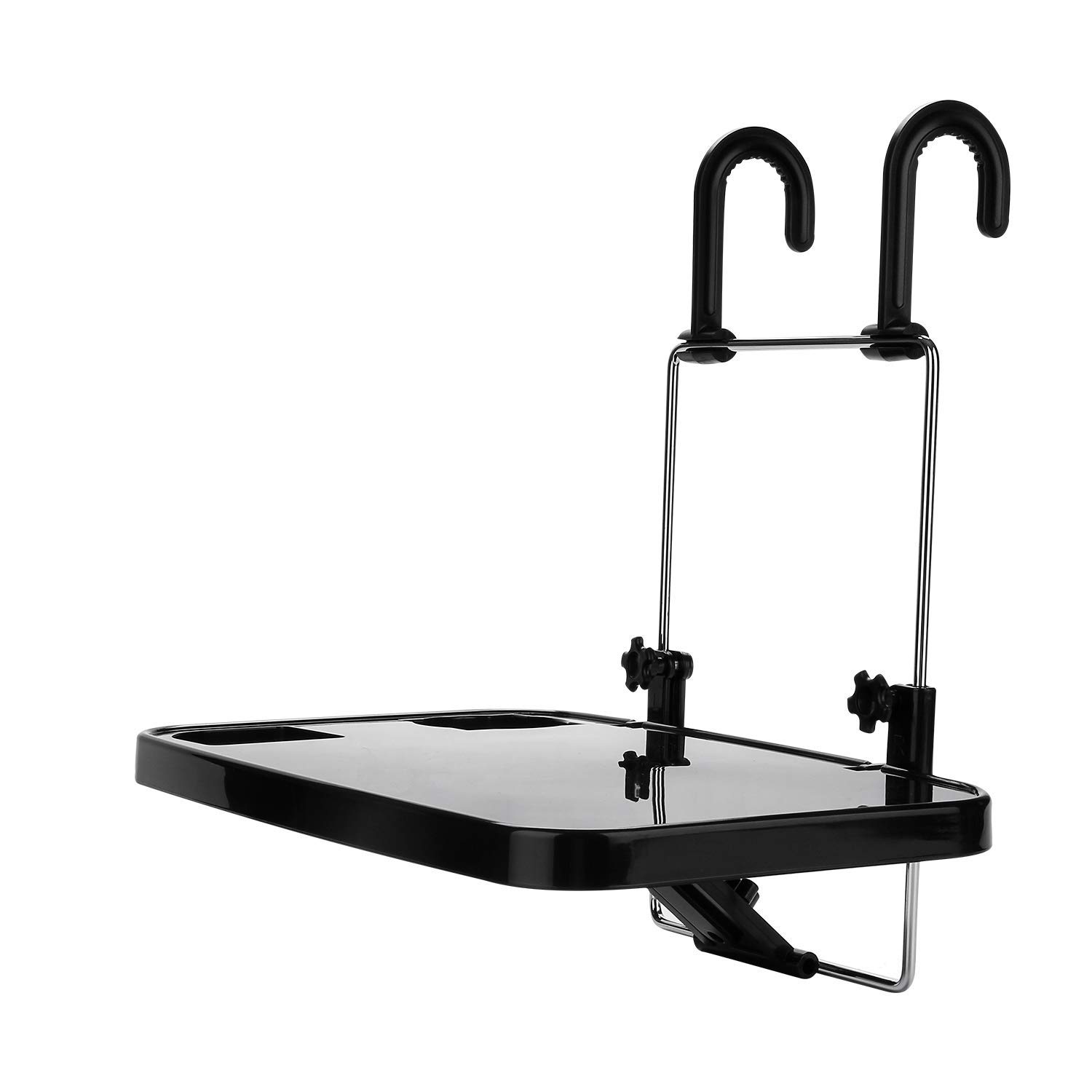 XINDELL Universal Foldable Car Steering Wheel Tray - Portable Laptop Desk & Food Tray with Cup Holder for Drivers, Kids, Road Trips - Fits All Vehicles - Perfect for Working, Eating & Entertainment On-The-Go