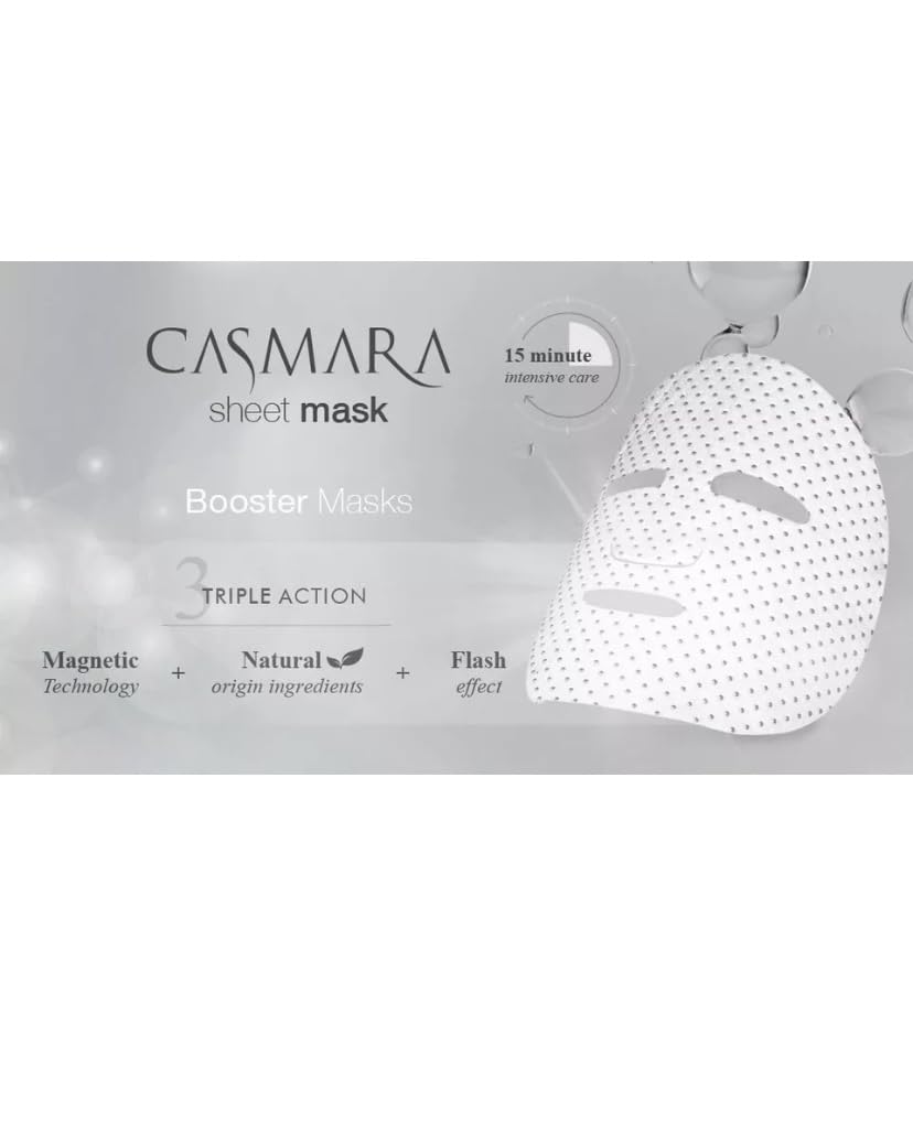 Casmara Hydrating Sheet Mask Mixed Box - 10 Pcs Facial Mask Set for Glowing Skin | Korean Skincare, Spa Night, Self Care & Gift Ideas
