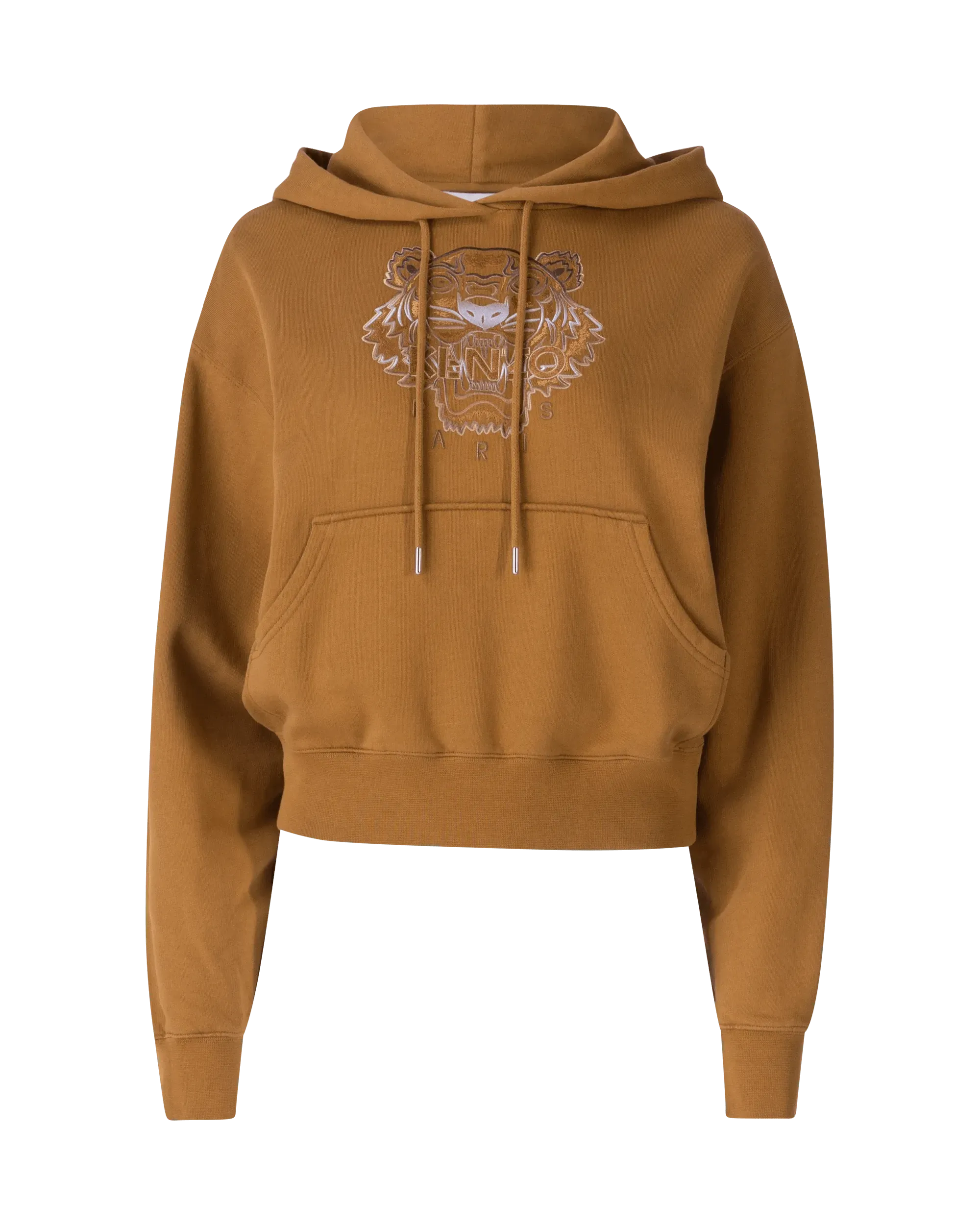 Gradient Tiger Print Fleece Hoodie for Men & Women - Cozy Winter Pullover for Outdoor Activities & Casual Wear