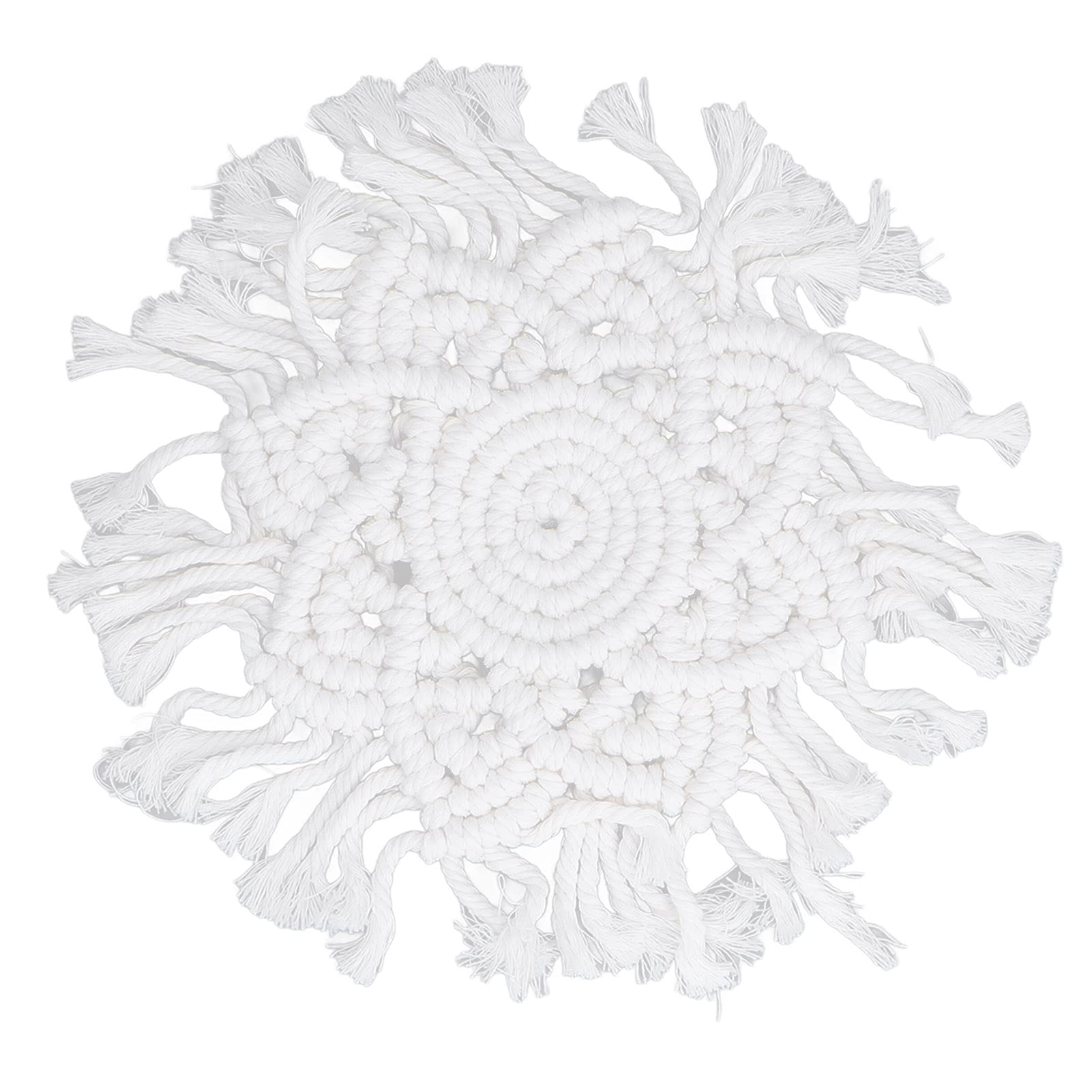 Premium Round Cotton Placemats - Natural Woven, Heat Resistant & Anti-Static - Durable Table Mats for Dining, Office & Restaurant Use - Perfect for Everyday Meals, Dinner Parties & Professional Settings