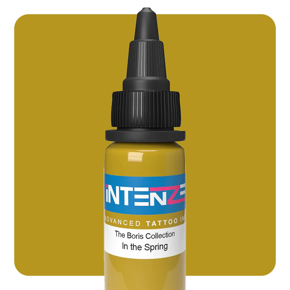 Boris Series Intenze Tattoo Ink - 1oz Bottle for Professional Tattoo Artists - Spring Color Collection - Perfect for Tattoo Studio & Body Art Designs