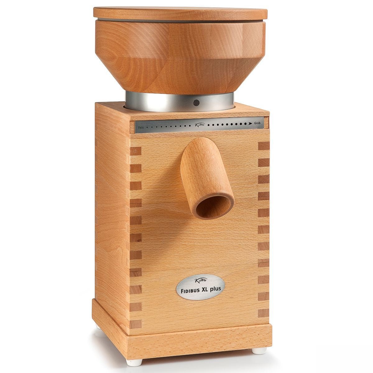 Premium KoMo Fidibus XL Plus Electric Grain Mill - Freshly Grind Wheat, Spelt & More for Homemade Bread & Baking - Perfect for Home Kitchens & Artisan Bakers