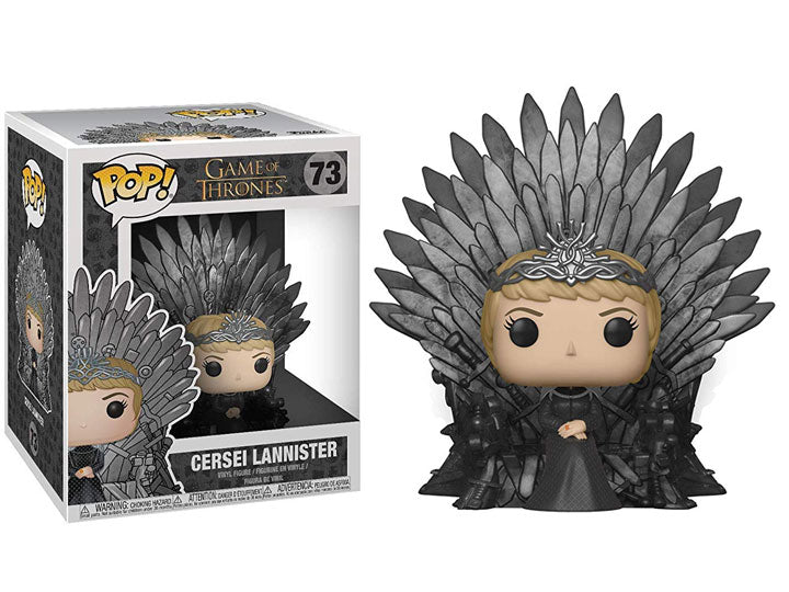 Game of Thrones Cersei Lannister 6-Inch Iron Throne Collectible Figure - Perfect for Display, GOT Fan Gifts & Fantasy Decor