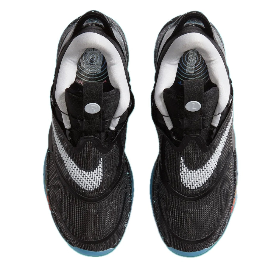 Nike Adapt BB 2.0 Mag Alternate Basketball Shoes with AU Charger - Black Wolf Grey Light Aqua - Self-Lacing Technology for Enhanced Performance on Court