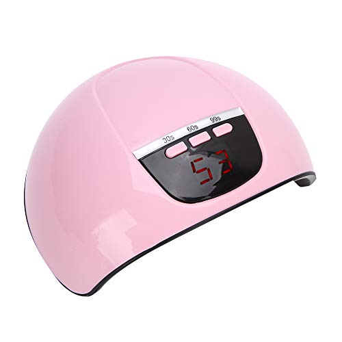 54W UV LED Nail Dryer Lamp - Professional Electroplating Pink Gel Polish Curing Light with 18-Piece Manicure Tool Kit for Fast Drying | Perfect for Home Nail Salons, DIY Manicures & Professional Nail Technicians