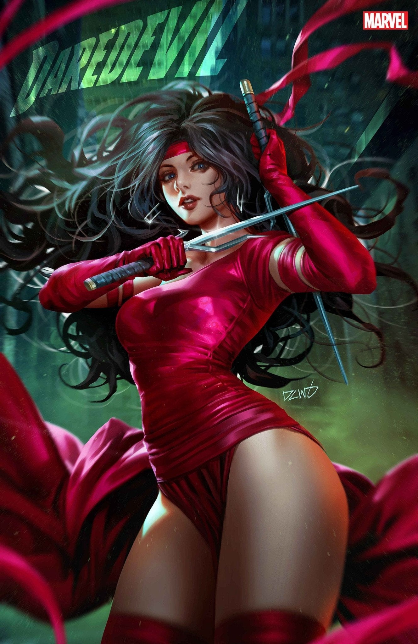 Daredevil #11 Comic Book - Derrick Chew Elektra Variant Cover | Marvel Collectible, Superhero Graphic Novel for Fans & Collectors | Perfect for Display, Gifts & Comic Book Collections