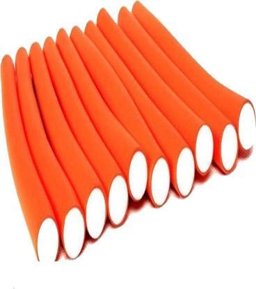 DEXO Hair Curling Flexi Rods Set - 10 Pack Magic Air Hair Rollers, Bendy Styling Sticks & Clips for Soft Curls and Waves - Perfect for Home Salon, DIY Styling, and Professional Use