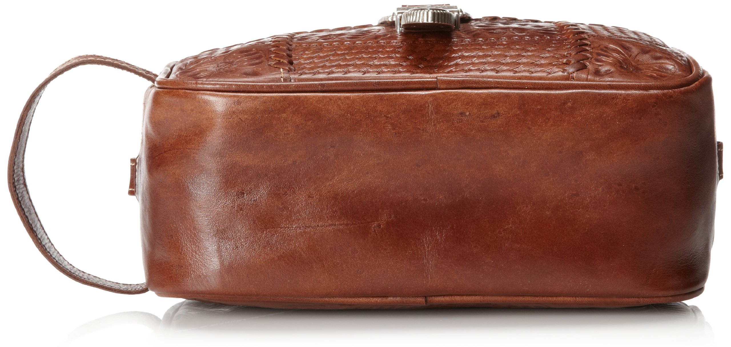 Vintage Leather Shaving Kit for Men - American West Style Toiletry Travel Bag - Perfect for Grooming, Camping & Adventure Trips