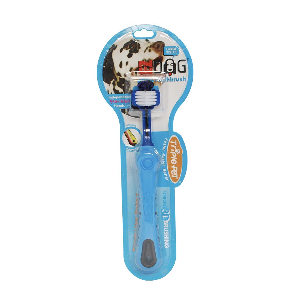 EZ Dog Toothbrush & Dental Care Kit for Fresh Breath - Finger Toothbrush, Teeth Cleaning & Oral Care for Dogs & Puppies - Includes Dog Toothpaste - Perfect for Daily Pet Dental Hygiene at Home