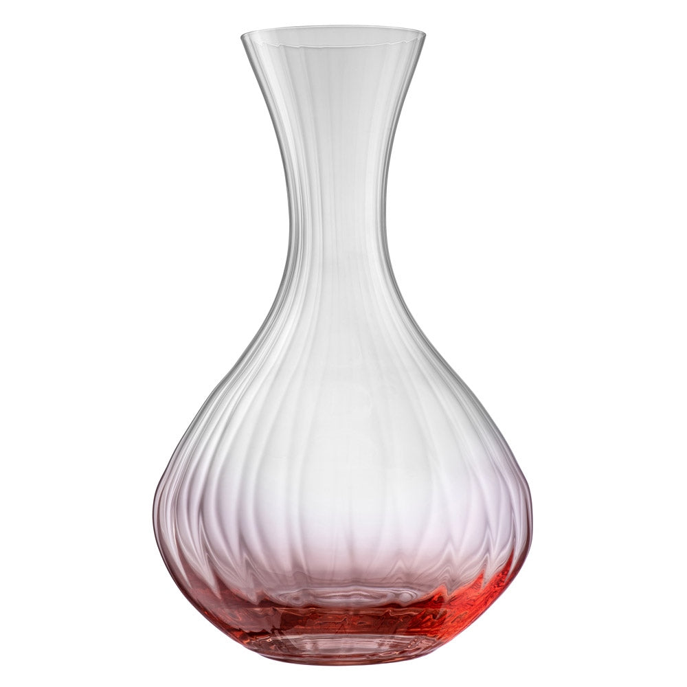 Galway Crystal Erne Blush Carafe - Elegant Glass Water Pitcher for Dining & Entertaining - Perfect for Wine, Juice, or Water Serving at Parties, Weddings, and Home Decor