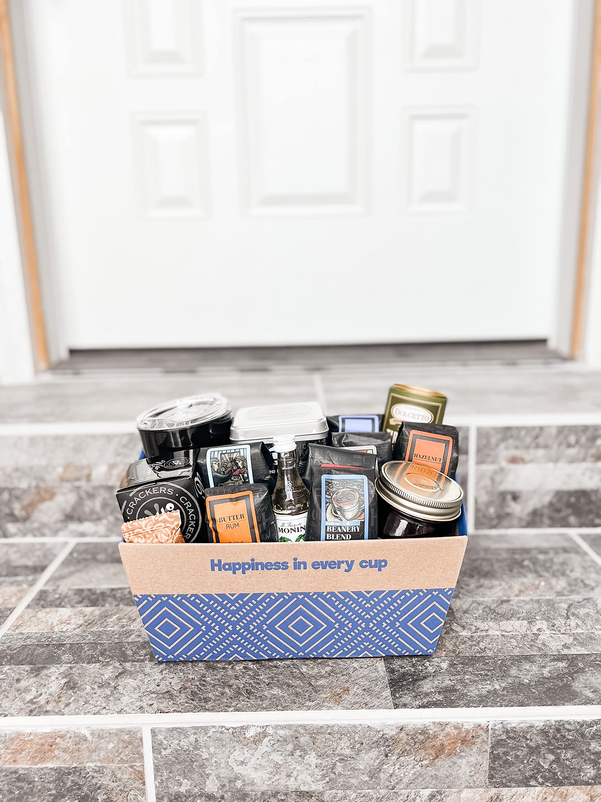 Gourmet Coffee & Tea Gift Basket | Premium Coffee Beans, Artisan Tea & Deluxe Snacks | Perfect for Holidays, Corporate Gifts & Housewarming Presents