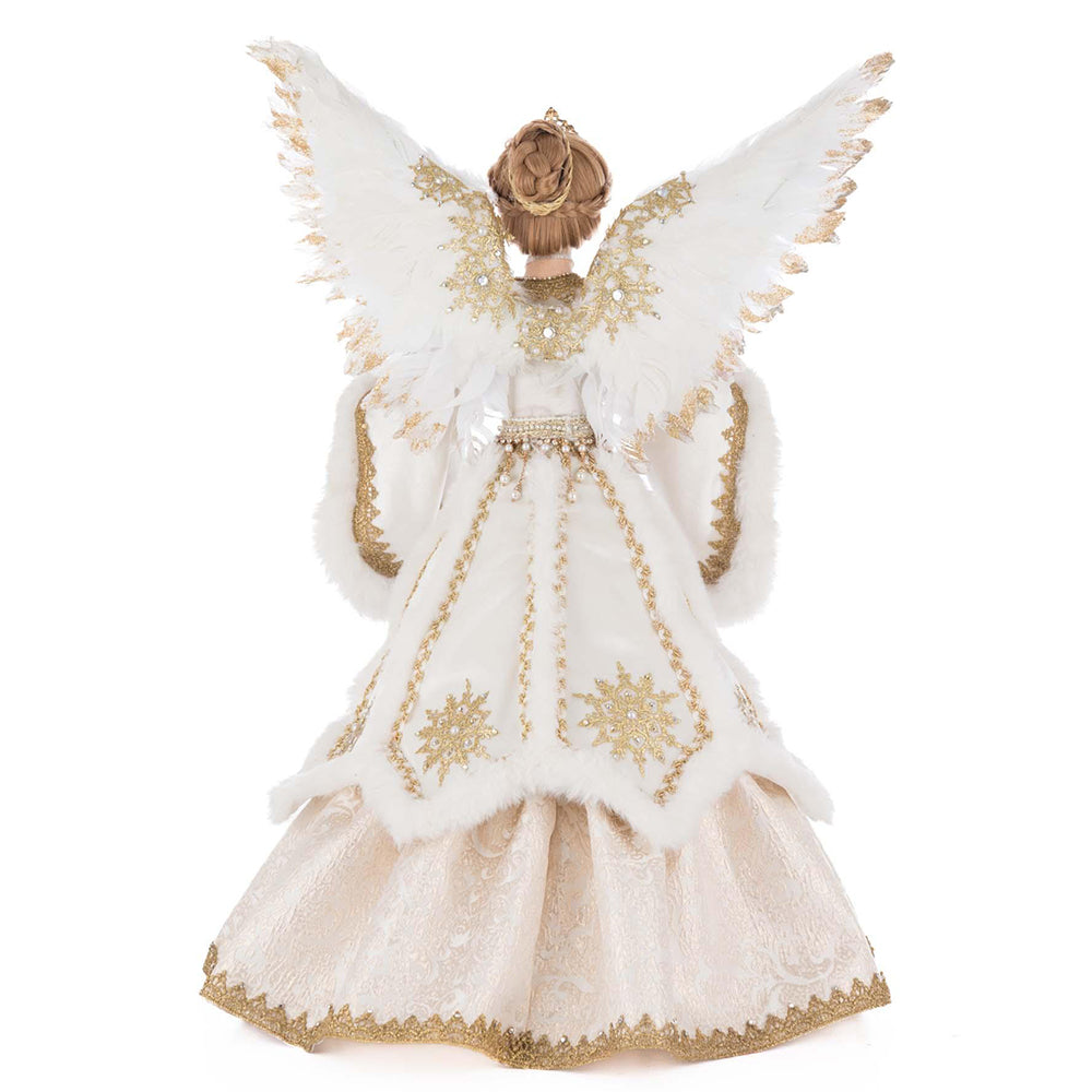 Arabelle Angel Christmas Tree Topper - Elegant Holiday Decor by Katherine's Collection - Perfect for Christmas Tree Decorating, Holiday Home Decoration & Festive Gift Giving
