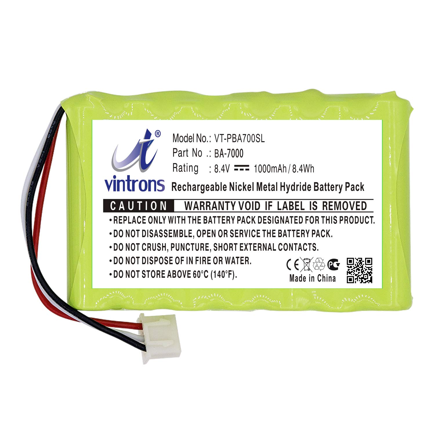 VI VINTRONS Replacement Battery for Brother PT-7600 Label Printer - Compatible with PT-7600 & P-Touch Series - Perfect for Office Labeling, Shipping & Organization
