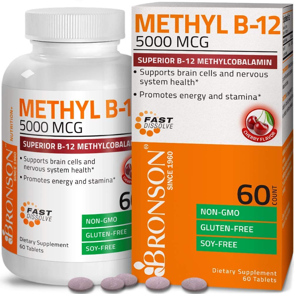 Premium Hydrolyzed Marine Collagen Peptides Powder with 5000mcg Methyl B12 (Methylcobalamin) - Supports Skin, Hair & Joint Health - Ideal for Smoothies, Coffee & Post-Workout Recovery