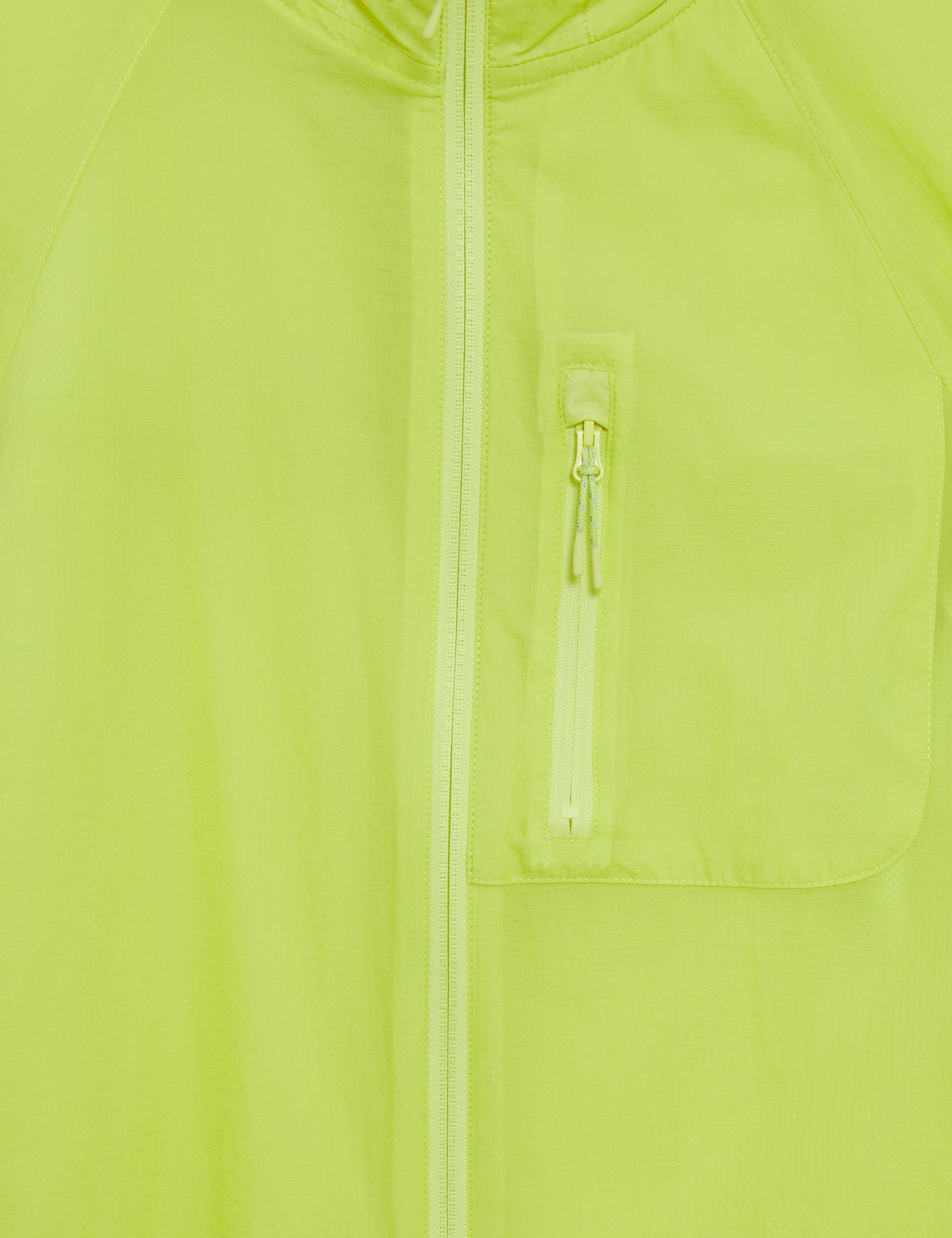 Stormwear Hooded Zip-Up Running Jacket for Men & Women - Lightweight Waterproof Windbreaker with Reflective Stripes - Perfect for Jogging, Hiking & Outdoor Sports (Limeade)