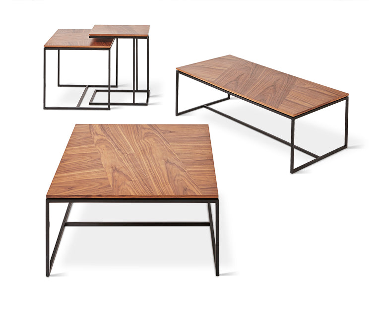 Modern Square Coffee Table - Tobias Minimalist Design for Living Room, Office & Lounge - Sturdy & Stylish Home Decor Furniture