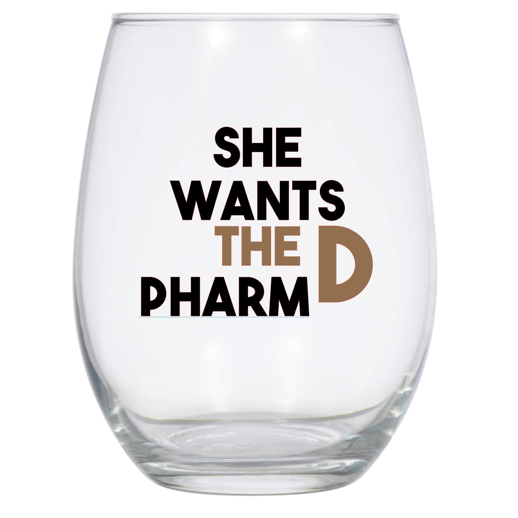 PharmD Wine Glass 21oz - Perfect Pharmacy Graduation Gift for Pharmacists & Future Doctors of Pharmacy - Ideal for Celebrations, Toasts & Professional Milestones