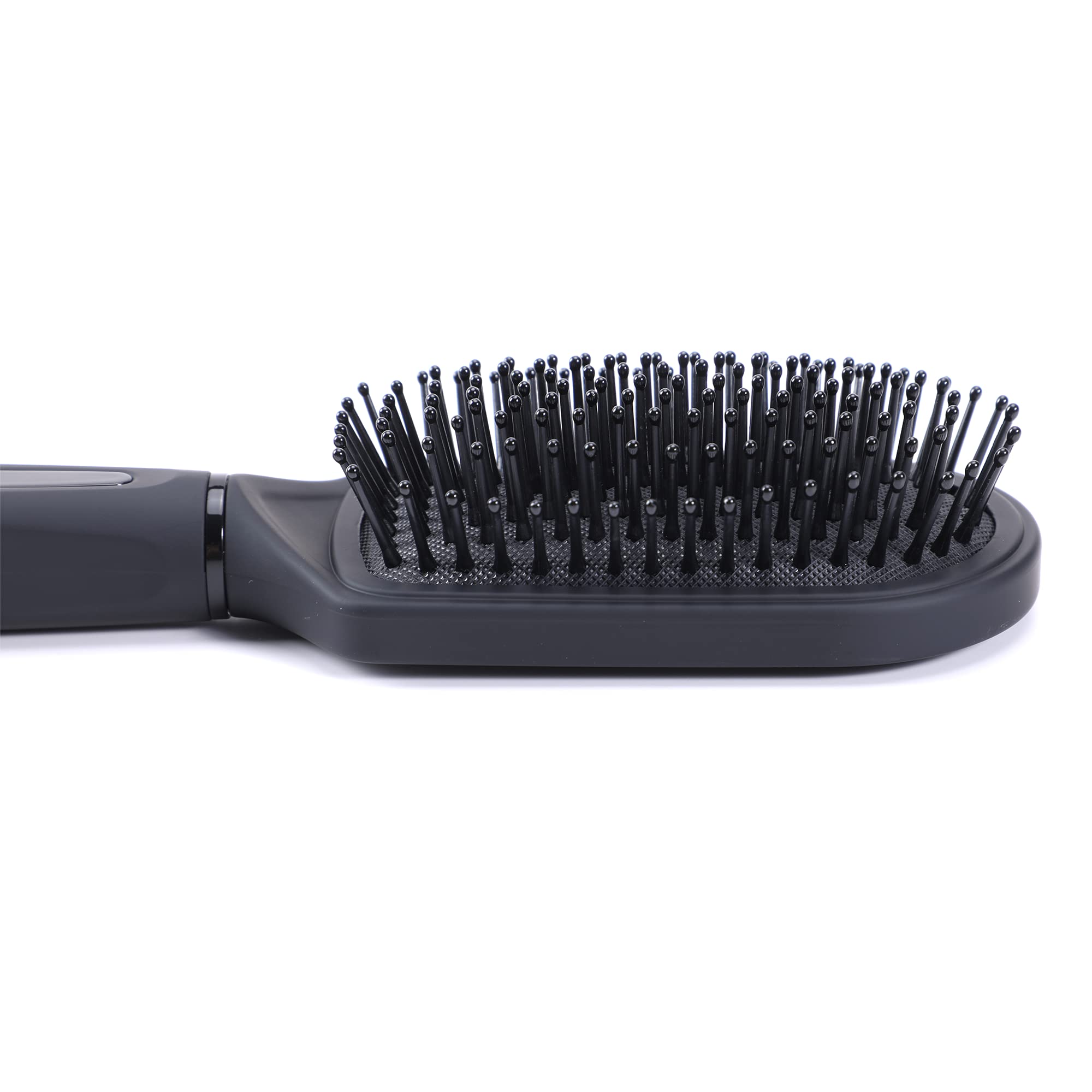 Premium Midazzle Cushioned Paddle Hair Brush for Men & Women - Detangling & Styling - Soft Bristles for Smooth Hair - Pack of 2 (HB3-17) - Perfect for Home, Travel & Salon Use