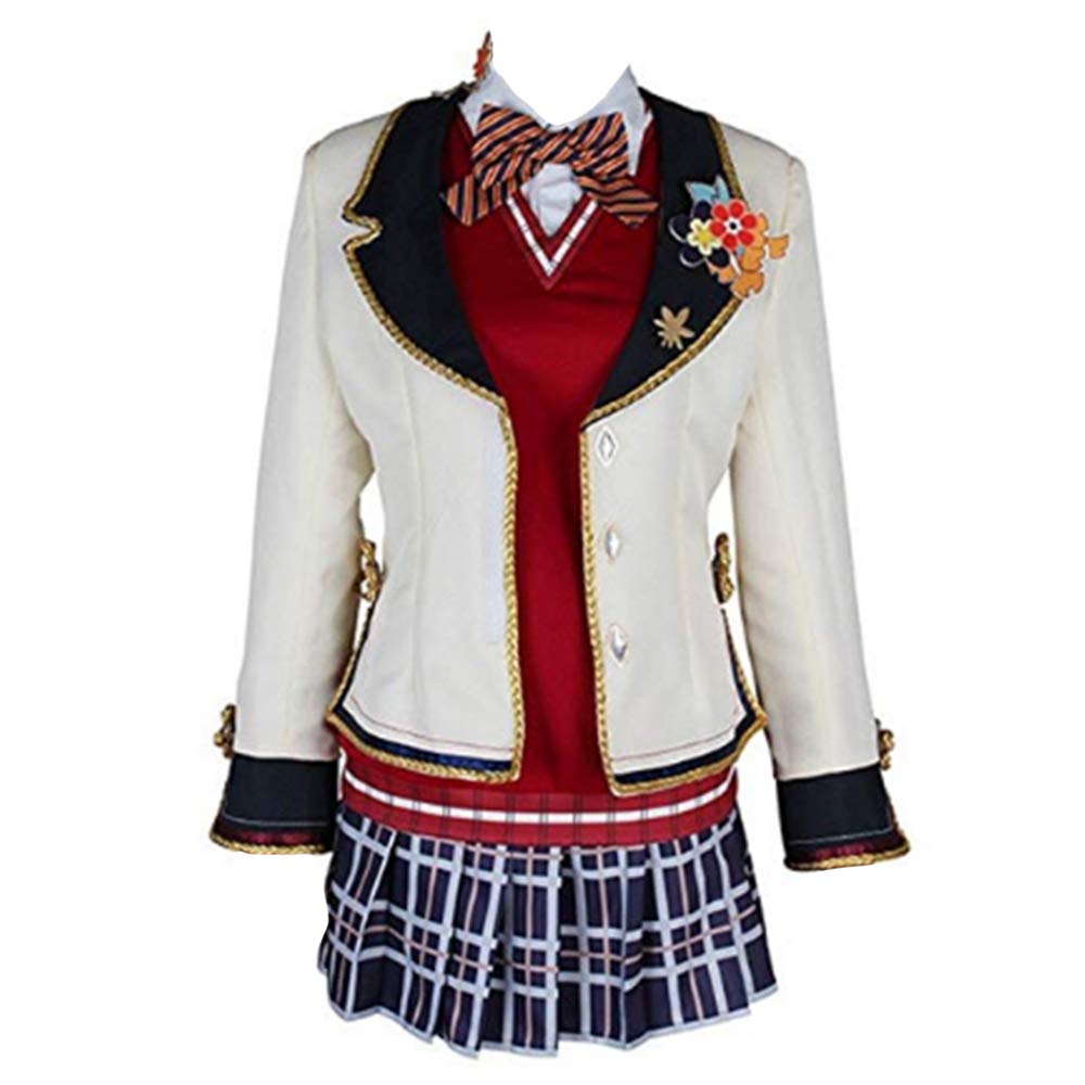 **Anime Love Live Sunshine Mari Ohara School Uniform Cosplay Costume - Halloween Party, Anime Conventions, Themed Events**