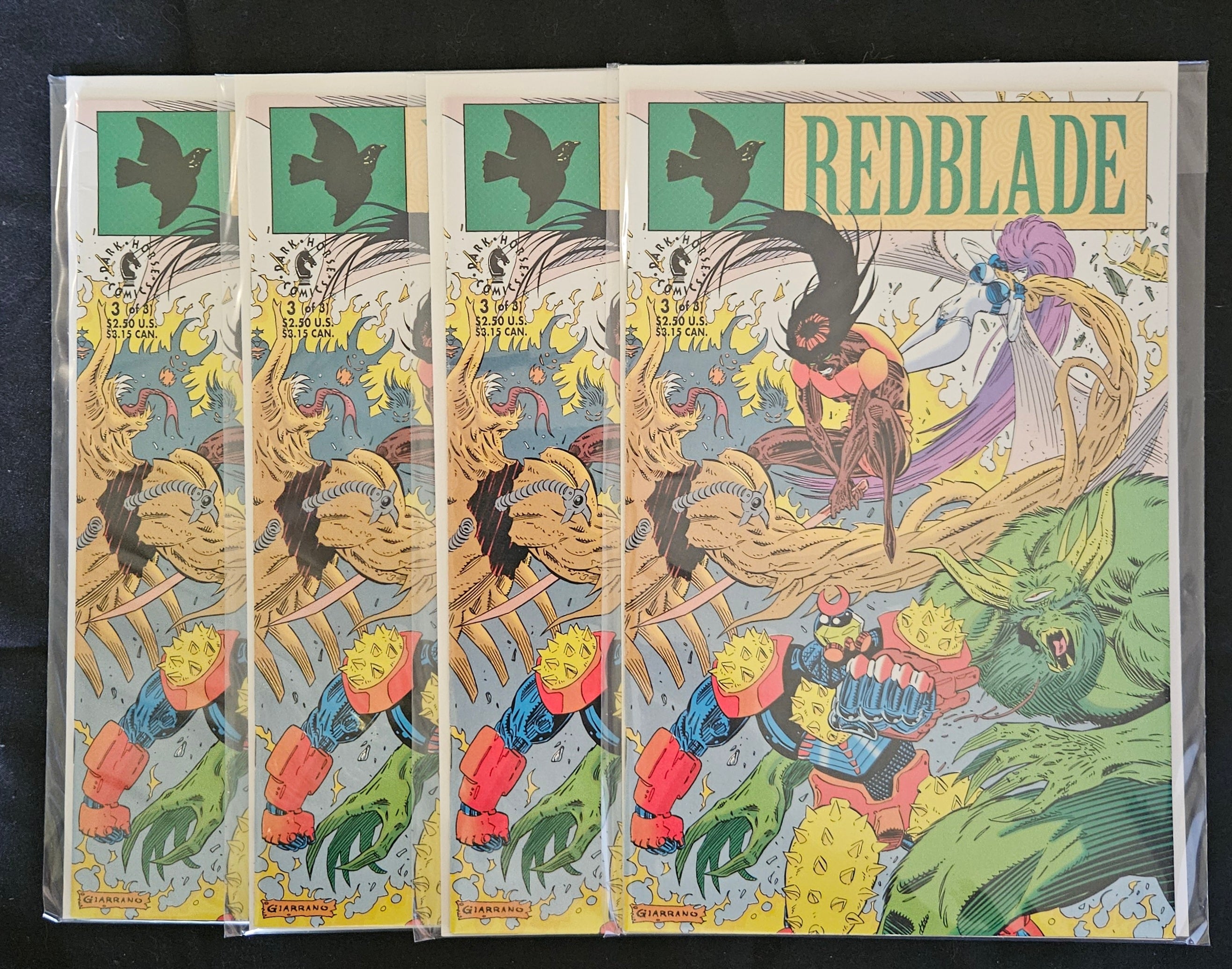 Redblade #3 of 3: The Final Confrontation - Dark Horse Comics 1992 Edition | Collectible Comic Book for Superhero Fans & Vintage Collectors | Perfect for Display, Gifts, and Comic Book Collections