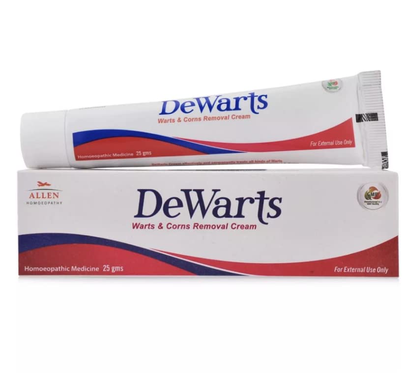 Allen Dewarts Cream - Warts Care Treatment - Set of 3 Tubes for Fast & Effective Wart Removal - Perfect for Hands, Feet & Face