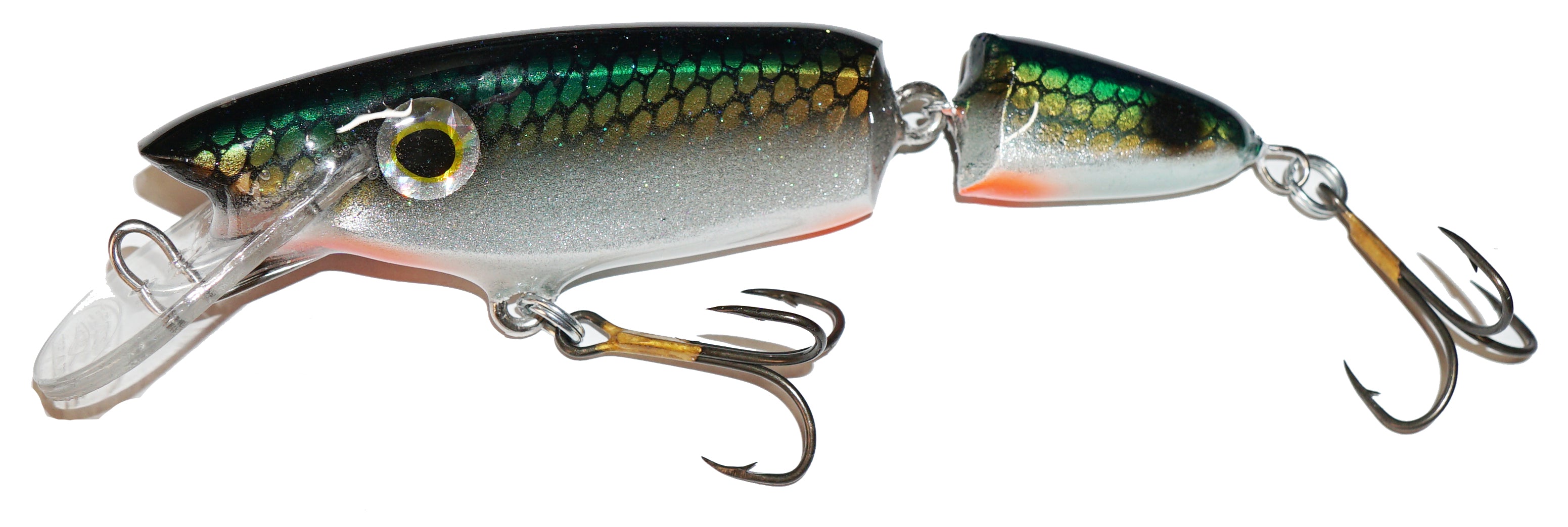 Boss Shad Underboss Jointed Fishing Lure - Topwater Swimbait for Bass, Trout, and Walleye - Perfect for Freshwater and Saltwater Fishing Adventures