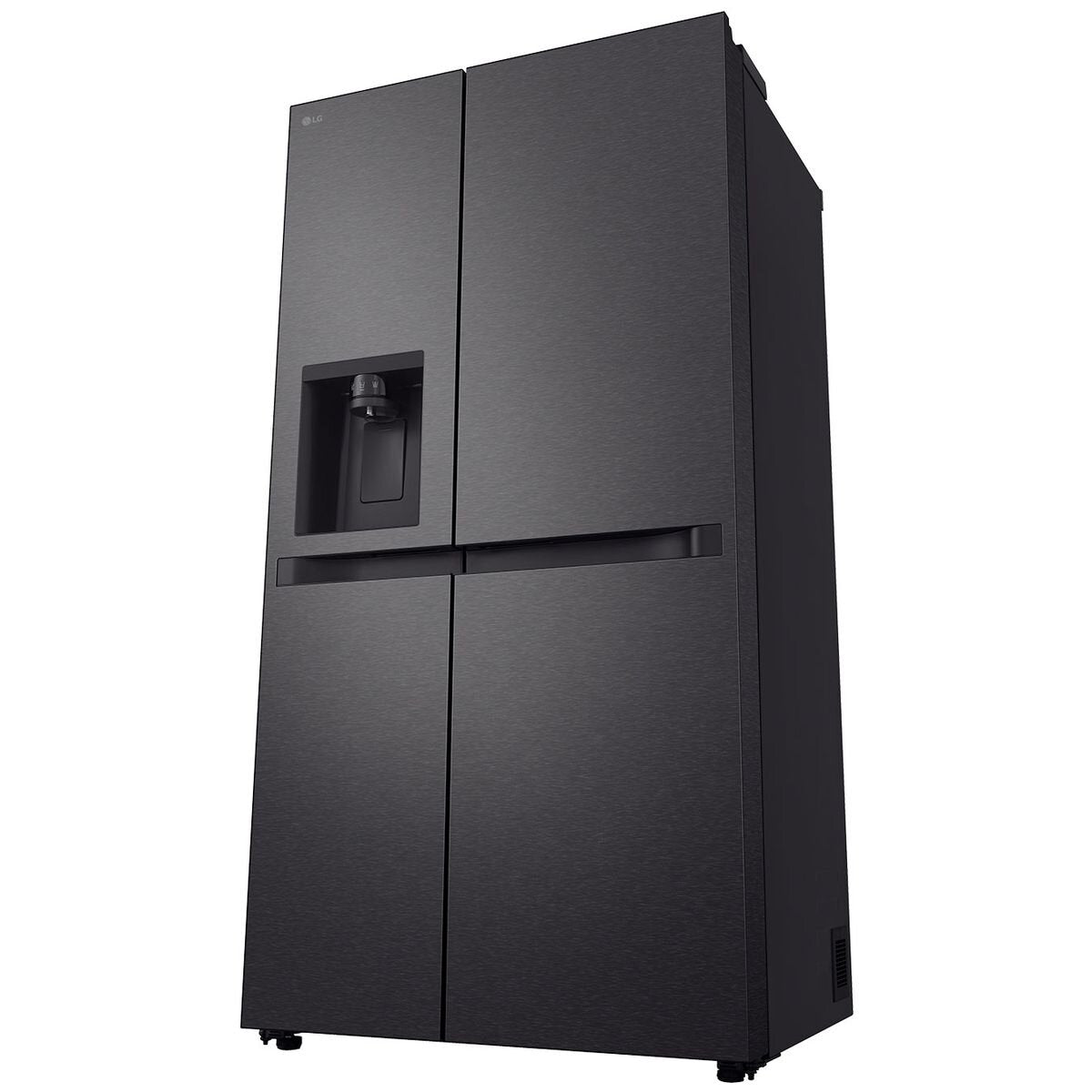 LG 625L Side by Side Refrigerator with Non-Plumbed Ice and Water Dispenser - Matte Black (GS-N599MBL) - Perfect for Modern Kitchens and Large Families