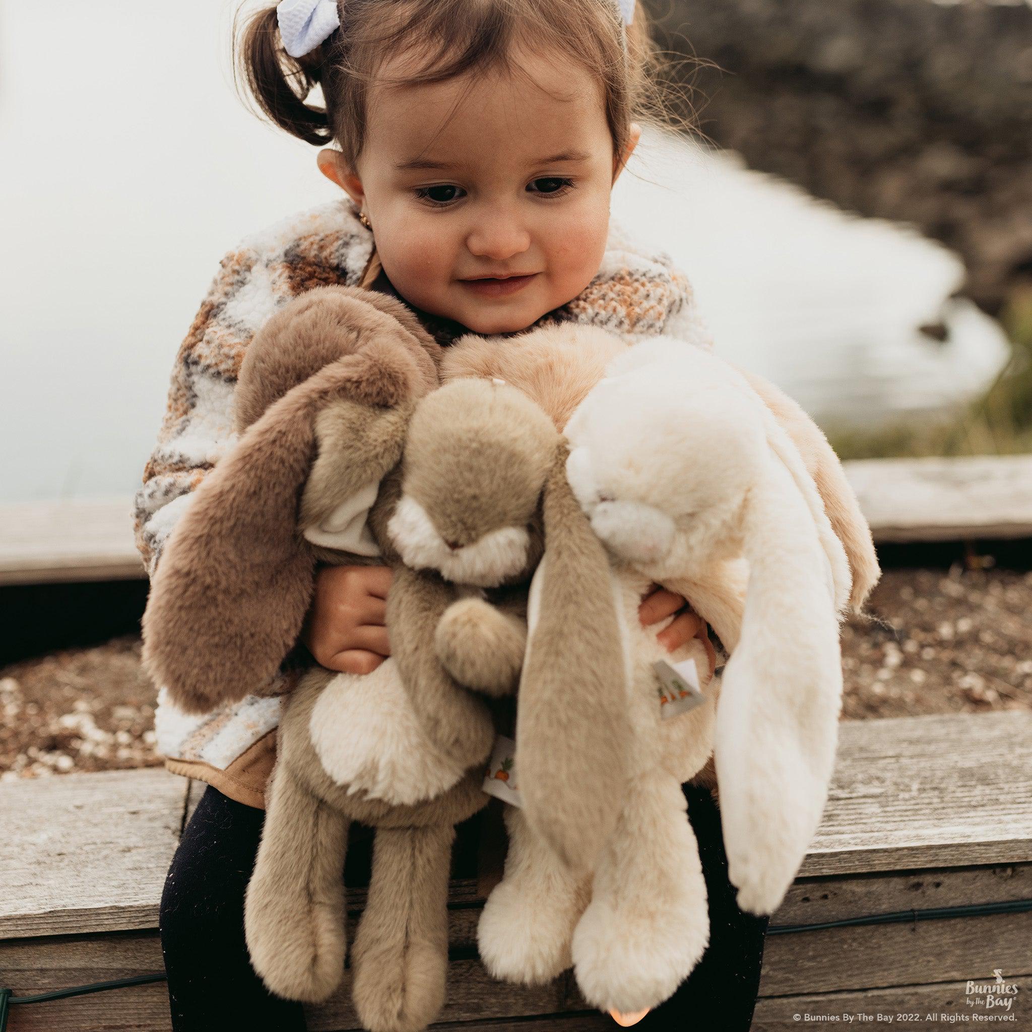 Retired Little 12 Floppy Nibble Bunny Plush Toy - Bayleaf Color - Perfect for Collectors, Nursery Decor & Gift Giving