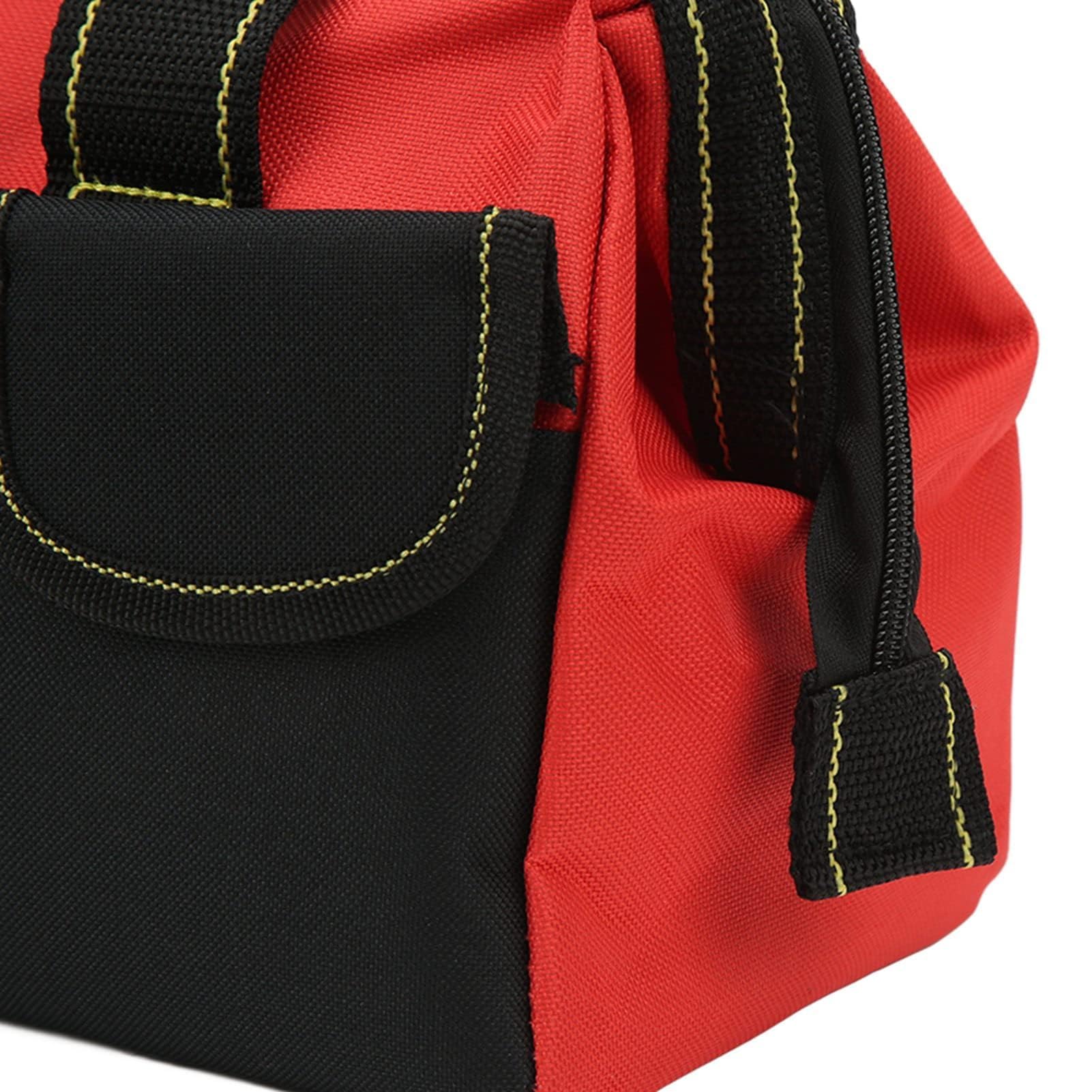 Durable 13in Waterproof Tool Storage Bag - 1680D Double Strand Oxford Cloth, Multi-Pocket Wide Mouth Organizer for Home, Workshop & DIY Tools | Perfect for Contractors, Handymen & Home Improvement Projects