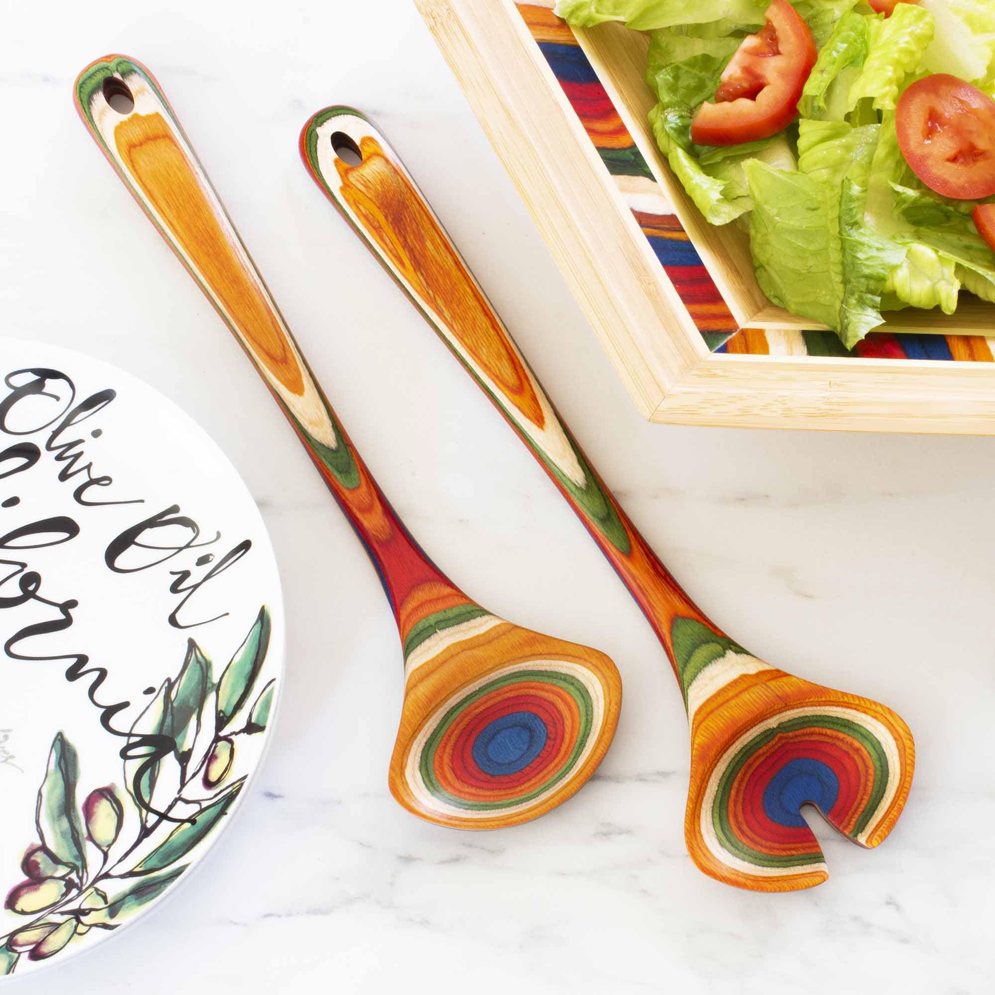Baltique® Marrakesh Collection Salad Serving Set - 11.75 Inch Elegant Serving Utensils for Salads, Pasta & Side Dishes - Perfect for Dinner Parties, BBQs & Family Gatherings