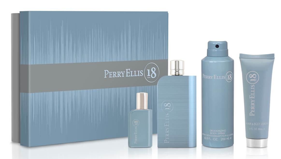 Perry Ellis 18 Men's 4-Piece Cologne Gift Set for Men - I0098878 | Perfect for Holidays, Birthdays & Special Occasions