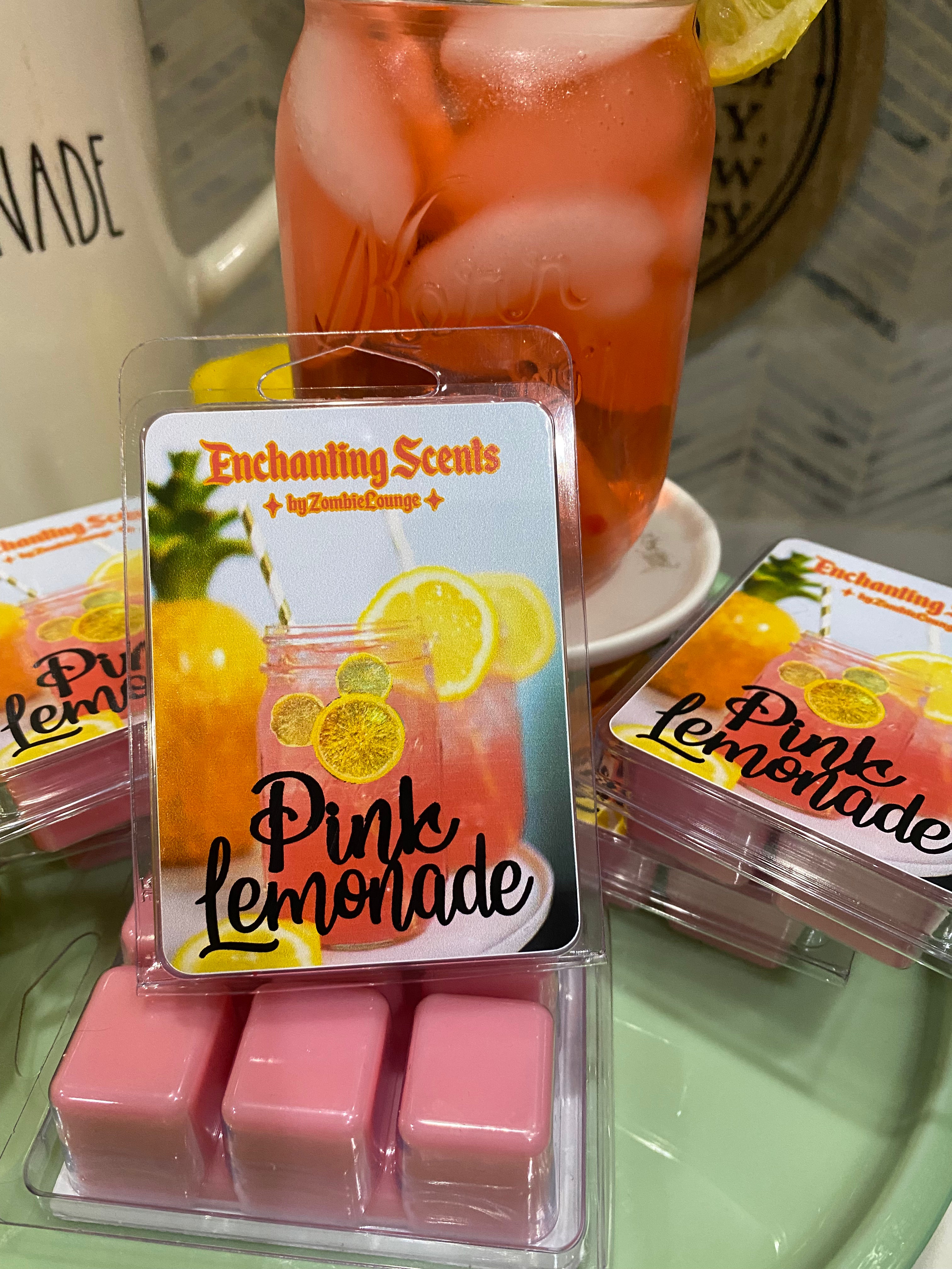 Pink Lemonade Scented Wax Melts for Home - Sweet & Refreshing Aroma for Relaxation, Stress Relief & Mood Boosting | Perfect for Diffusers, Candles & Aromatherapy