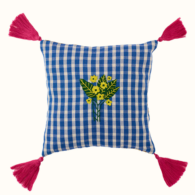 MM X Saheli Women's Lavender Scented Cushion - Soft & Aromatherapy Pillow for Relaxation, Bedroom, Living Room & Office Decor