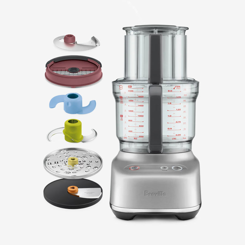 Breville Paradice 9-Cup Food Processor – Powerful Kitchen Appliance for Chopping, Slicing & Shredding – Perfect for Meal Prep, Baking & Healthy Cooking