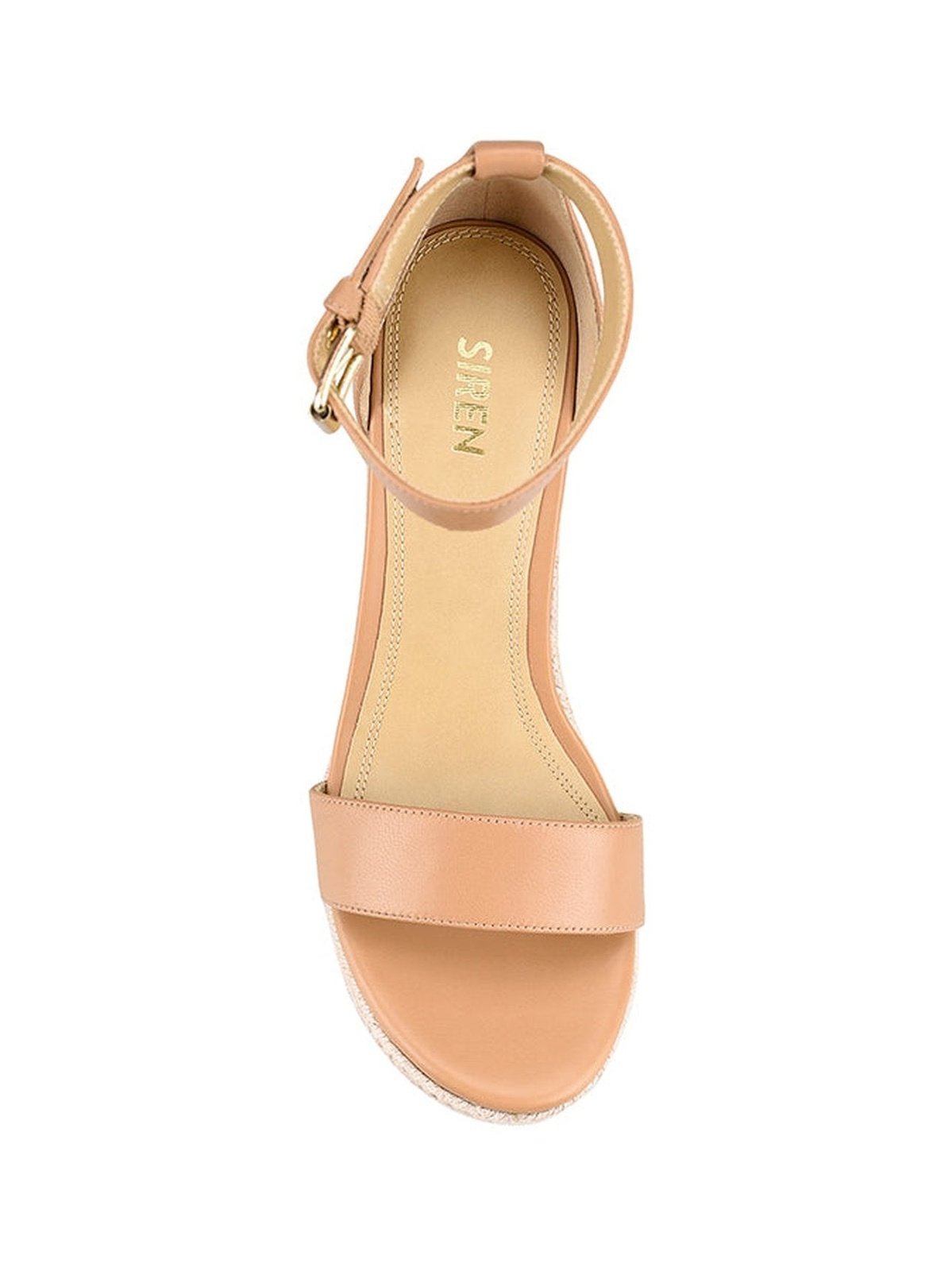 Reign II Women's Wedge Sandals - Soft Tan Genuine Leather Comfortable Summer Shoes for Beach, Vacation & Casual Outings