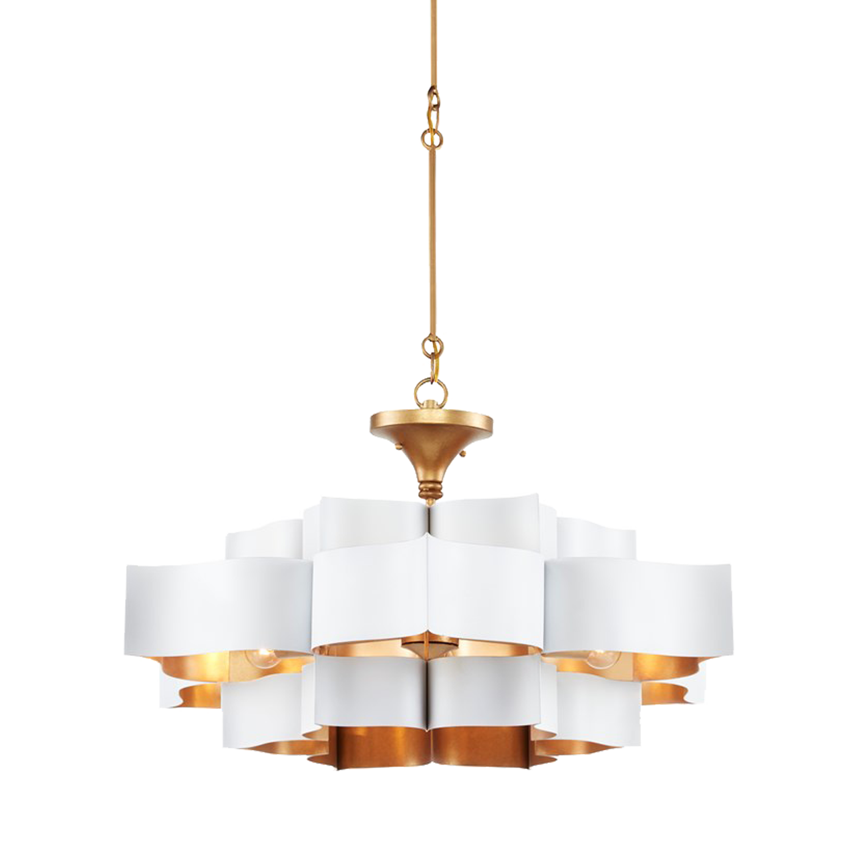 Elegant Lotus Flower Chandelier Lighting Fixture - Modern Crystal Ceiling Light for Living Room, Bedroom & Dining Room Decor