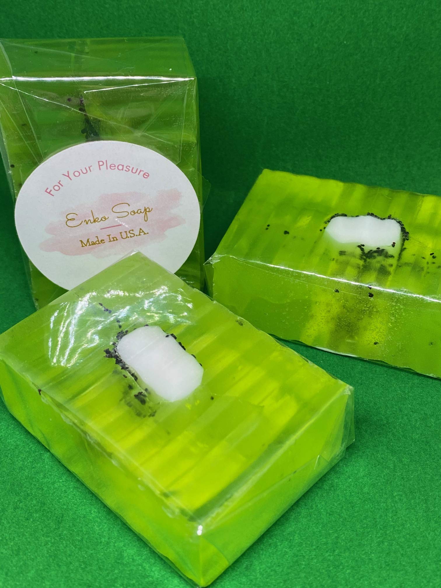 Natural Kiwi Soap Bars for Glowing Skin - Organic, Handmade, Vegan - Perfect for Daily Cleansing & Gift Sets