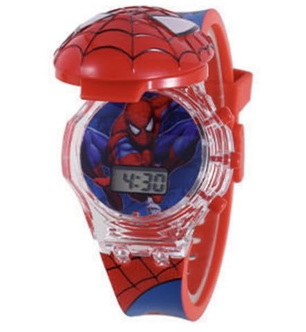**Kids Superhero Digital Watch with Music, Flashing Lights & 3D Glow - Cartoon Electronic Watch for Boys & Girls - Perfect Gift for Birthdays & Playtime**