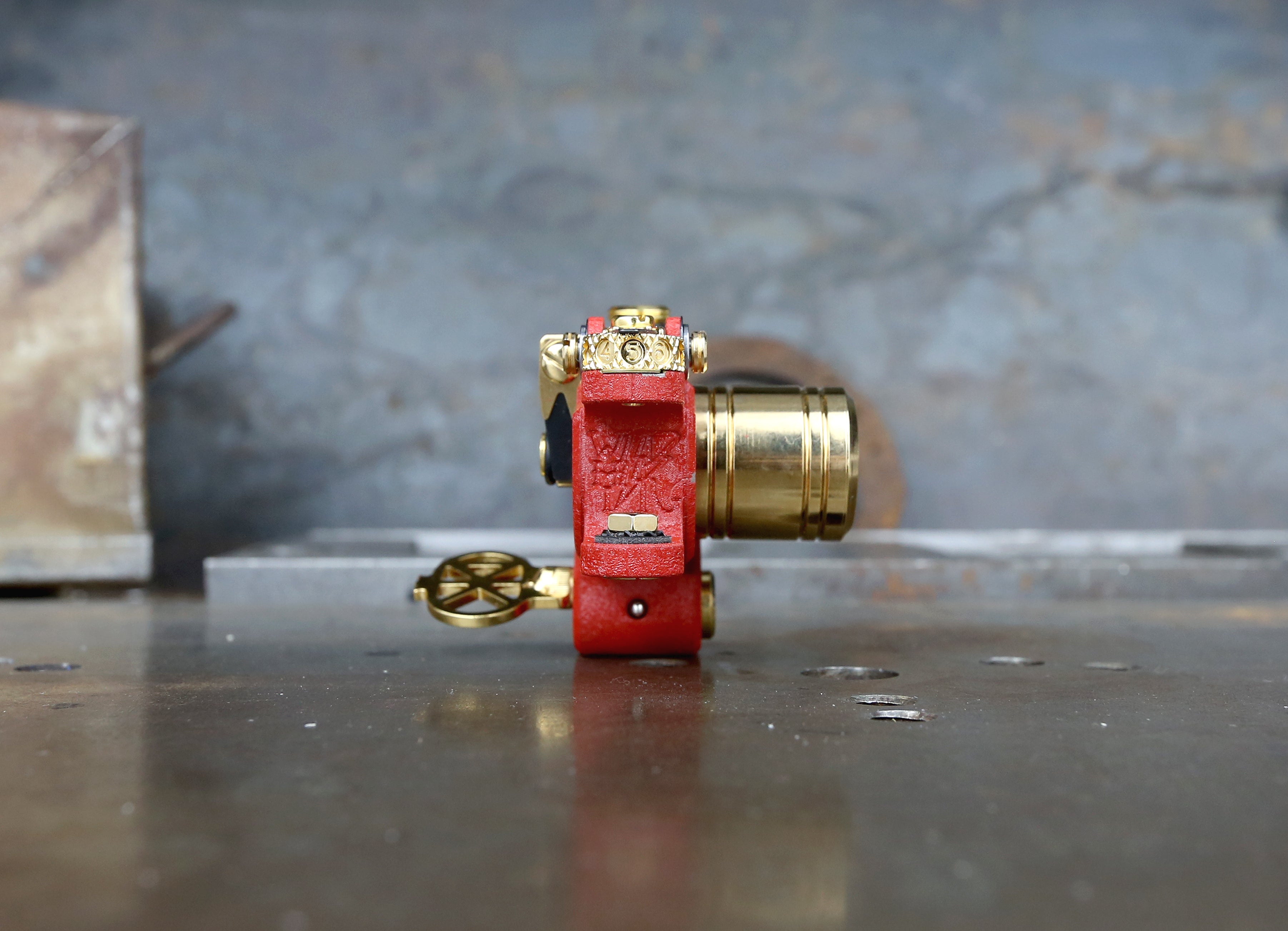 Limited Edition Dan Kubin Red & Gold V3R Sidewinder Knife - Premium Collectible Tactical Folding Knife for Outdoor Adventures, Camping & EDC