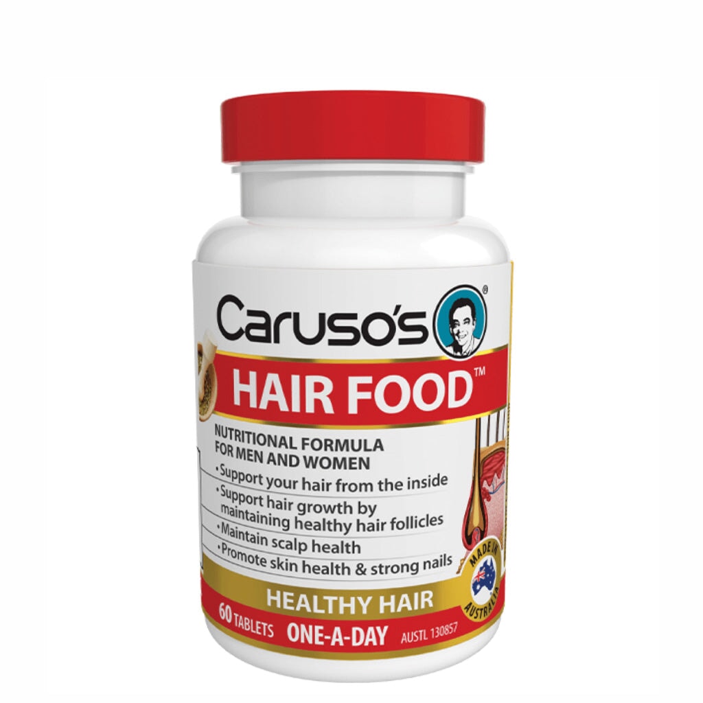 Caruso's Hair Food - Natural Hair Growth Serum for Thicker, Healthier Hair | Organic Hair Care Treatment for Men & Women | Perfect for Daily Use, Styling & Scalp Nourishment