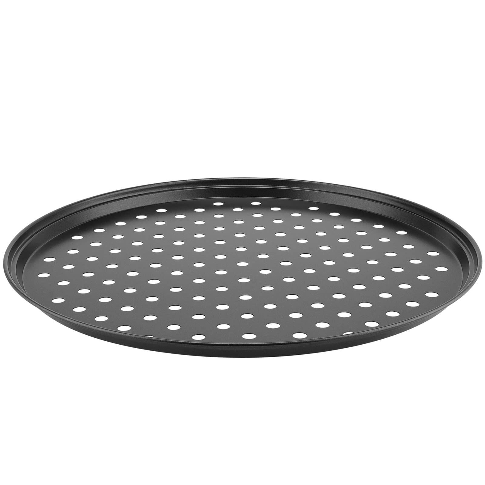 MANCHAP 4-Pack 12-Inch Round Perforated Pizza Baking Pans - Carbon Steel Non-Stick Pizza Crisper Trays for Oven, Home & Restaurant Use - Perfect for Crispy Crusts, Homemade Pizzas & Baking