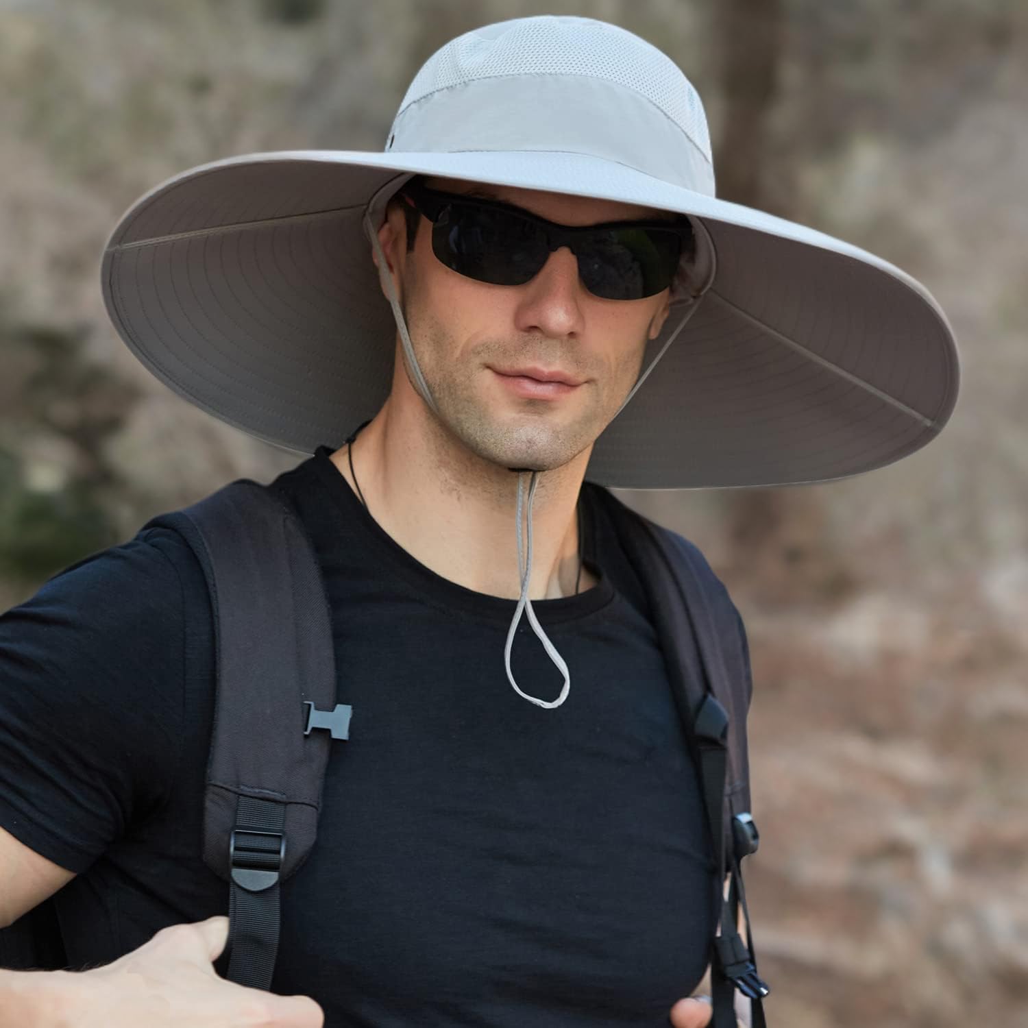 UV Protection Wide Brim Sun Hat for Men & Women - Breathable Summer Hat for Fishing, Hiking, Gardening & Beach Activities - Outdoor Sun Shield for All-Day Comfort