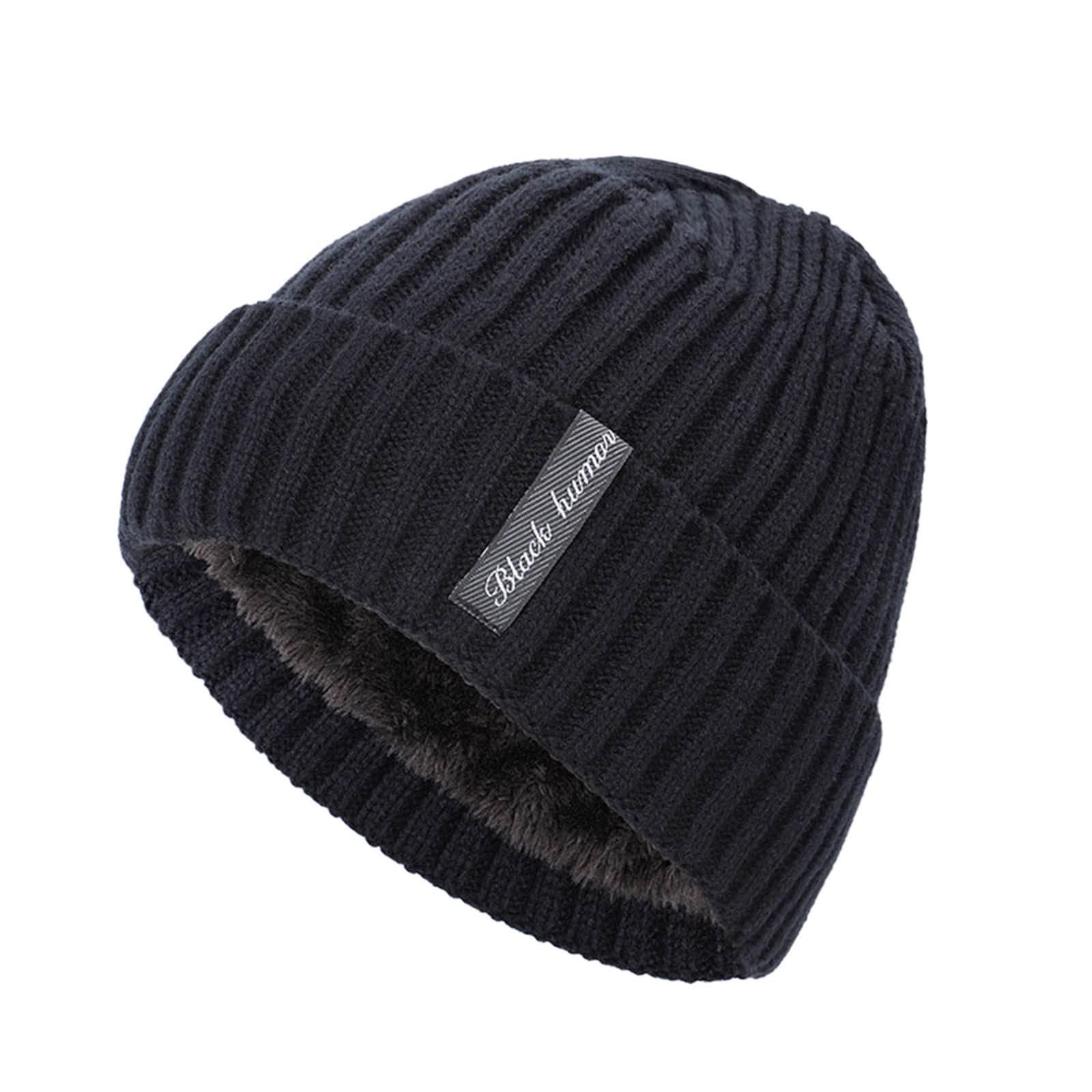 Ogiraw Men's & Women's Winter Snowboarding Hat - Warm Knitted Beanie for Cold Weather - Small Black Ski Cap for Snowboarding & Outdoor Activities